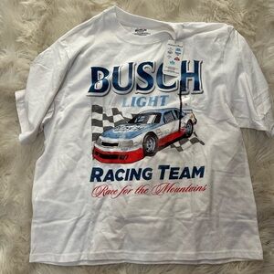 Busch White Racing Team Short Sleeve Tee